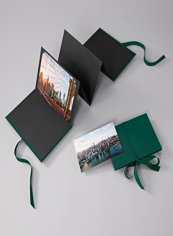 Semikolon - Leporello Classico Photo Album with Black Pages for Photos 4" x 6", Forest - Image 5