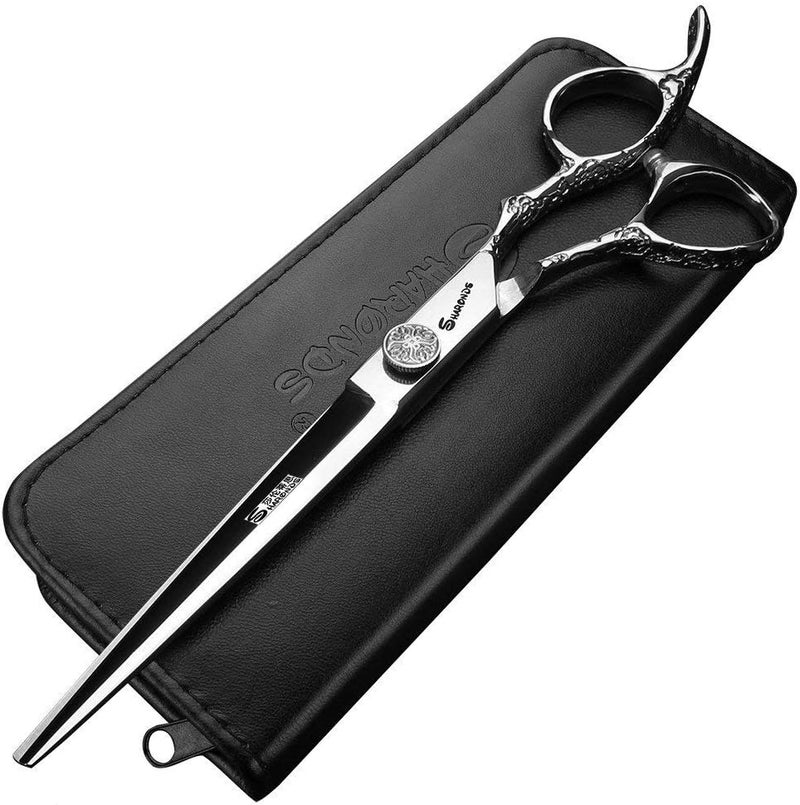 SHARONDS 7 inch Professional Hairdressing Barber Salon Scissors 19cm Cutting Scissors Silver