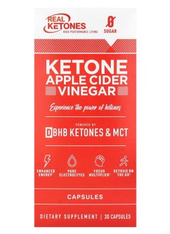 Real Ketones Ketone Apple Cider Vinegar 30 Capsules 