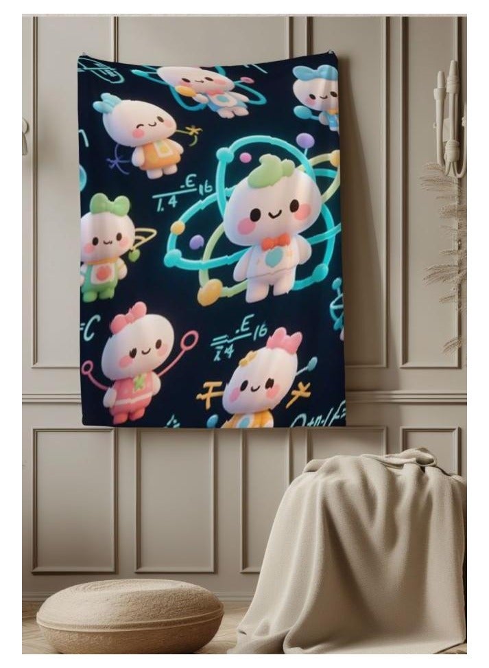 general Baby and children's cartoon flannel thin blanket (warm and comfortable, suitable for sleep, game use) 70cm*100cm - 609 - Image 3