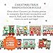 Petit Collage Christmas Train Shaped Floor Puzzle Giant 6ft Long 30Piece Holiday Floor Jigsaw for Toddlers 3 Chunky Pieces with Box Handle EcoFriendly SeekandFind Gift for The Holidays - Image 4