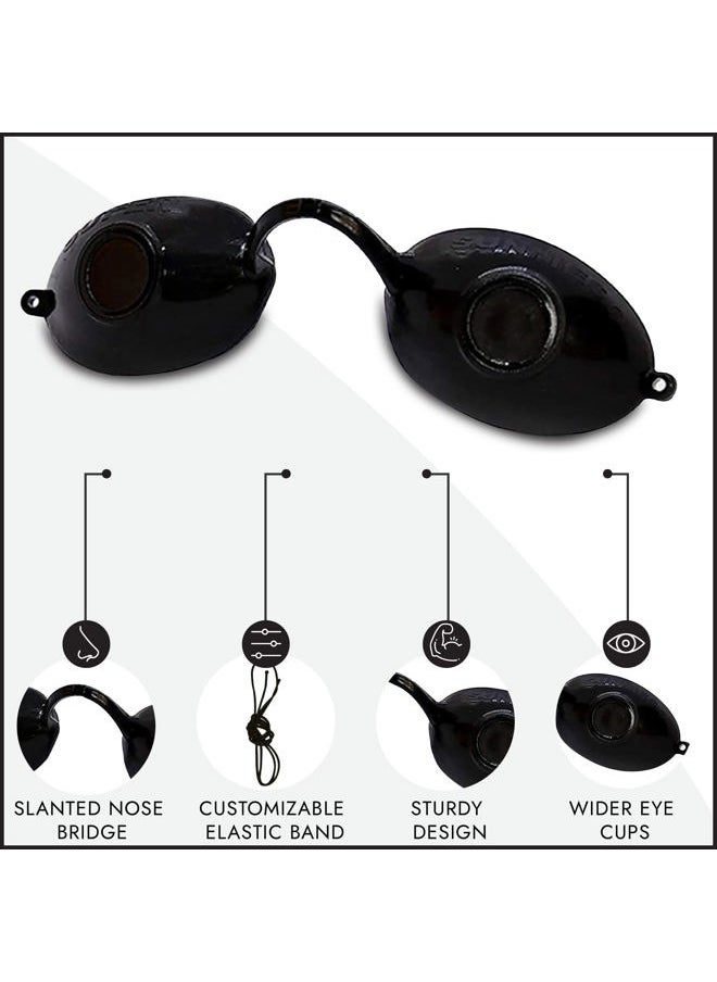 Super Sunnies - UV Eye Protection, FDA Compliant Individual Tanning Bed Goggles Eyeshields, Glasses, 12 Pack - Image 1