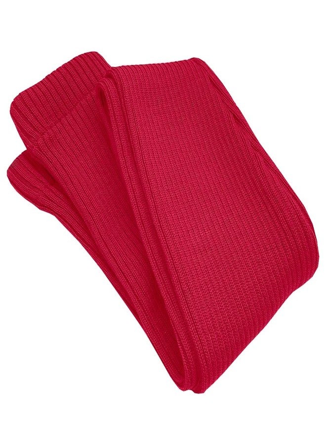 Ecoable Kids Thermal Bottoms: Baby Winter Leggings Pants, Organic Merino Wool (EU 86-92/12-18 Months, Red) - Image 4