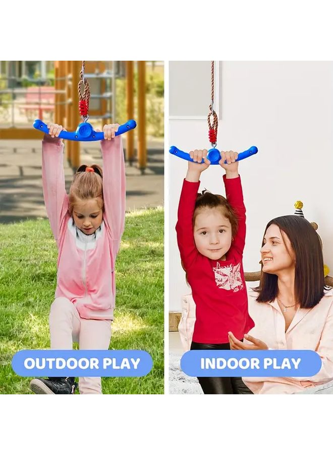 Blue 360 Degree Rotating Whirlwind Swing For Outdoor Fitness Arm Training Gyms Recreational Activities - Image 5