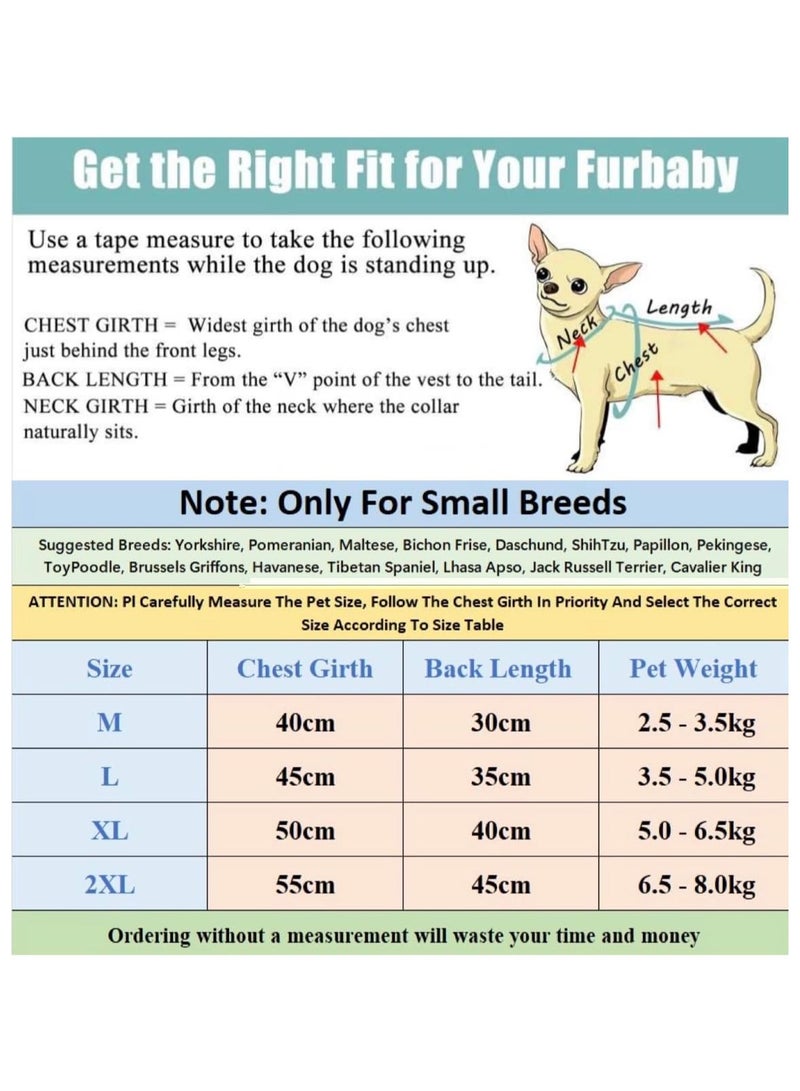 A.M Small Dog Cat Frock, Lace Corduroy Dog Skirt Dress Cute Rabbit Head Harness with D Ring Dress for Cat Puppy ShishTzu, Pug, Maltese - Image 4