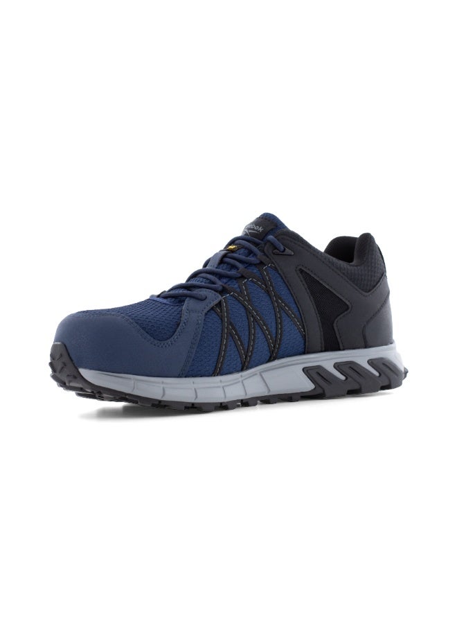 Reebok Work Trailgrip Safety | IB1051S1P – Navy/Black, Trail Running Safety Shoe with Alloy Toe, DMXRide Cushioning & SRC Slip Resistance - Image 1
