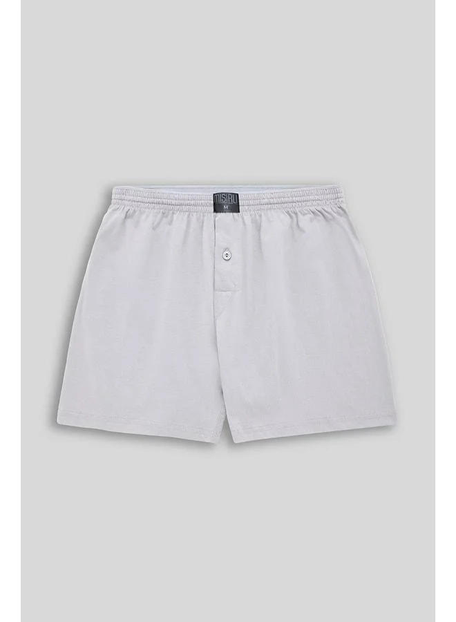 Aytuğ Egyptian Men's Cotton Ares Short Boxer Gray.