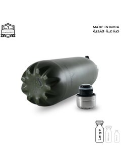 Atlasware Water Bottle With a Capacity of 1750ml Stainless Steel Water Bottle That Keeps Cold For 100 Hours And keeps Heat For 45 Hours Army  - Image 5