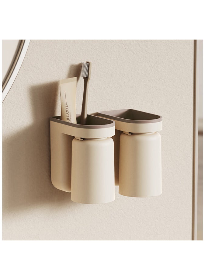 Wall Mounted Toothbrush Holder,inverted design,Easy Installation, Space-Saving  - Image 3