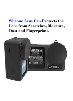 SYOSI SYOSI, Screen Protector for DJI OSMO Action 3, Lens Cap Cover, 0.3mm 9H Hardness Tempered Glass Protector, Anti-Scrach Anti-Fingerprint Anti-Bubble Camera Protect Film  - Image 4
