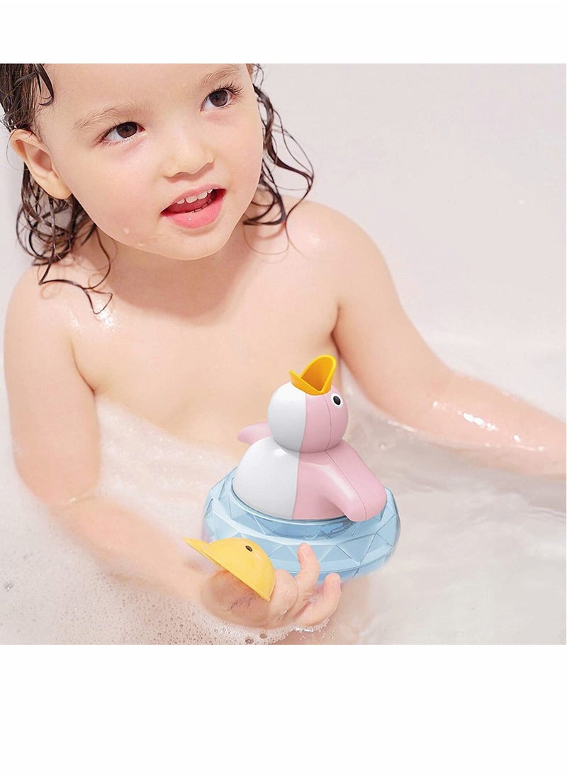 Generic - Musical Penguin Bath Toys for Toddlers 1-3, Glow in the Dark Bathtub Toys, Fun Baby Bath Toys for Kids, Blue Pool Bath Toys with Music for a Splashing Good Time - Image 1