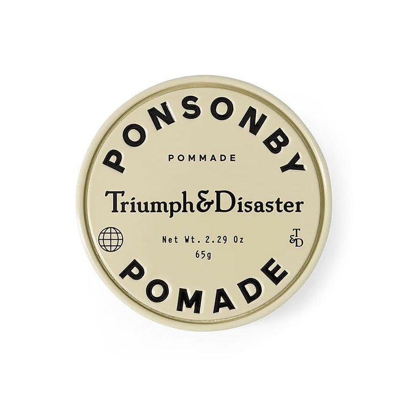 TRIUMPH & DISASTER | Ponsonby Pomade | Medium Hold Styling Wax for Fine to Thick Hair - High Shine, Non-Greasy Finish for Men, 65g