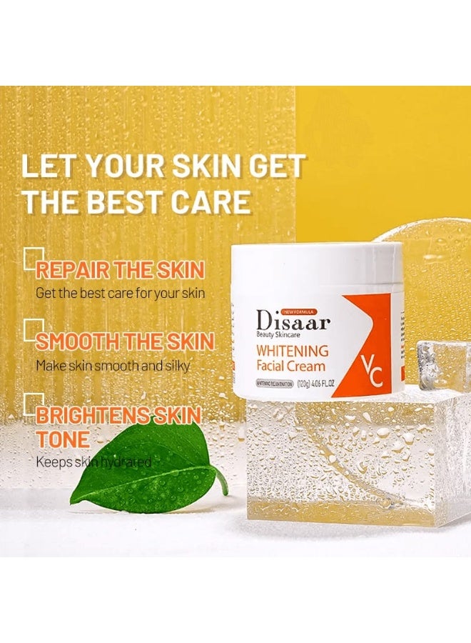 Disaar beauty skin cream vitamin c arbutin brightening anti aging whitening face cream for glowing skin - Image 4