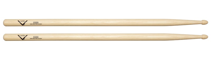 Vater 55BB Hickory Drum Sticks with Acorn Tip, Pair - Image 1