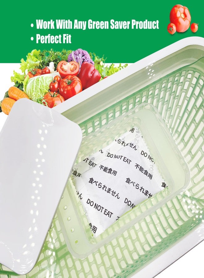 ShuRex 6 Pack Produce Saver Refills Kit for OXO GreenSaver Produce Keepers and Crisper Inserts, Keep Fruits Veg Fresh, Also Compatible with Bluapple Produce Freshness Saver Balls and other Produce Savers - Image 4