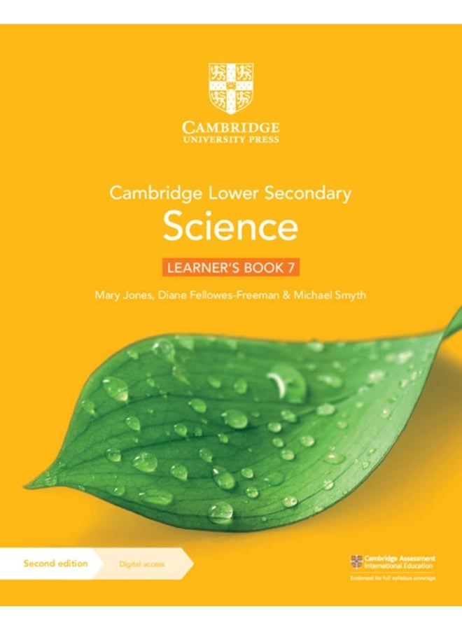Cambridge University Press Cambridge Lower Secondary Science Learner's Book 7 With Digital Access (1 Year)