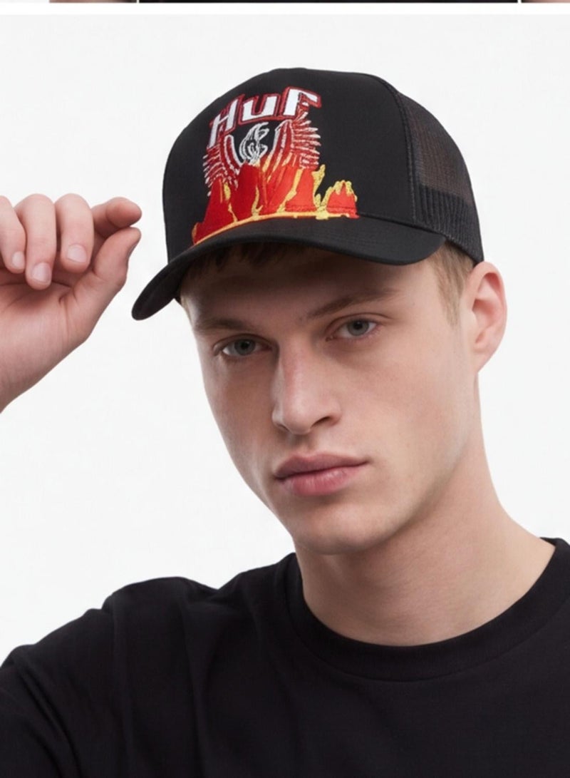 HUF Phoenix Flat Peak Cap - Image 5