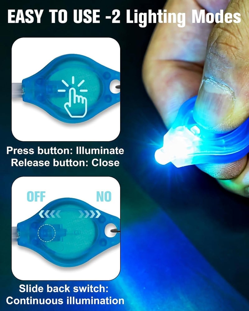 Novstuf 8PCS Mini Keyring Torch - Portable LED Keychain Flashlights - Image 4