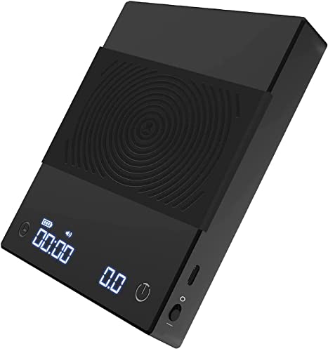 TIMEMORE Coffee Scale Basic 2.0 Electronic Espresso Scale with with Timer,2000 Grams and Water Flow Rate and Timer Function,Flow Rate Display 2024 Upgraded Version - Image 1