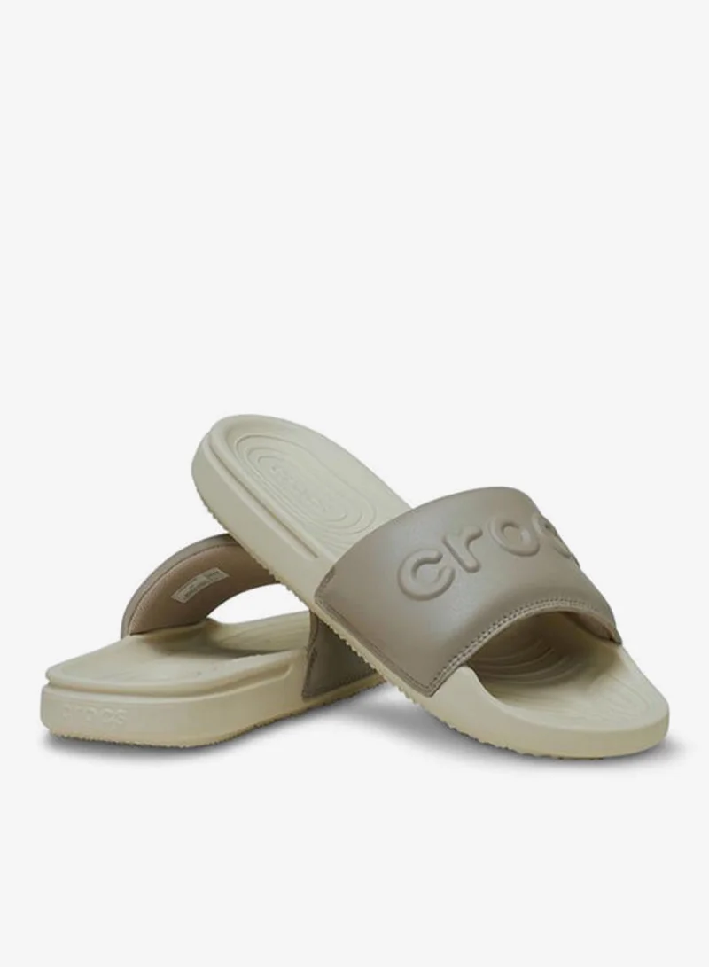 crocs Bone/Taupe Casual All Day Slides for Women | Best Price UAE