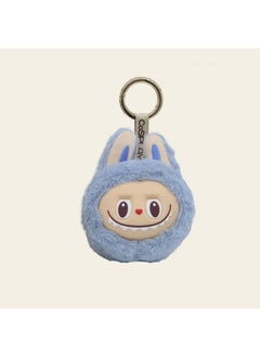 Generation Vinyl Plush Head Small Pendant Second Generation Cloth Key Chain Ugly Cute Doll-Specifications:Generation Nordic Blue-color:The Pendant Is About 8CM (12 Pieces In A Pack, It Is Recommended To Take Multiples Of 12)