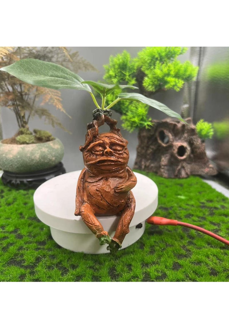 Generic Mandrake outdoor garden bonsai resin craft sculpture decoration ornaments (1 piece)  - Image 2