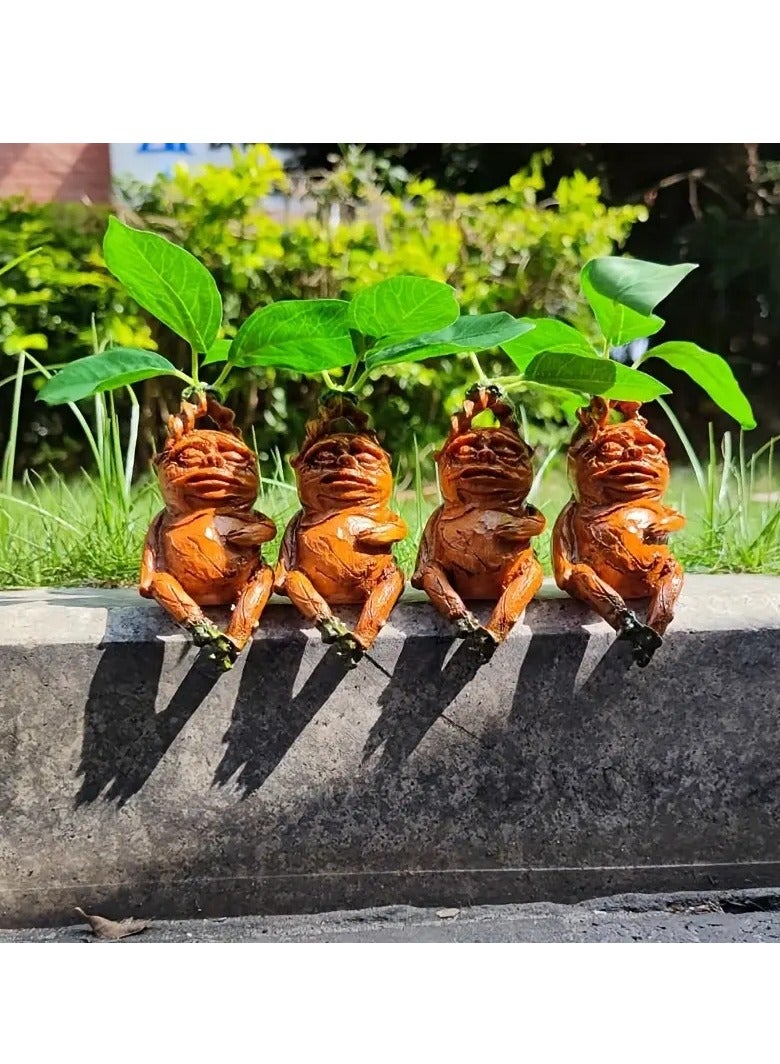 Generic Mandrake outdoor garden bonsai resin craft sculpture decoration ornaments (1 piece)  - Image 3
