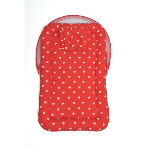 TIDY SLEEP Mosquito Net Bedding for Baby | Baby Gadda for New Born| 0Months+ | Size:90x65Cm | (Mickey) - Image 4