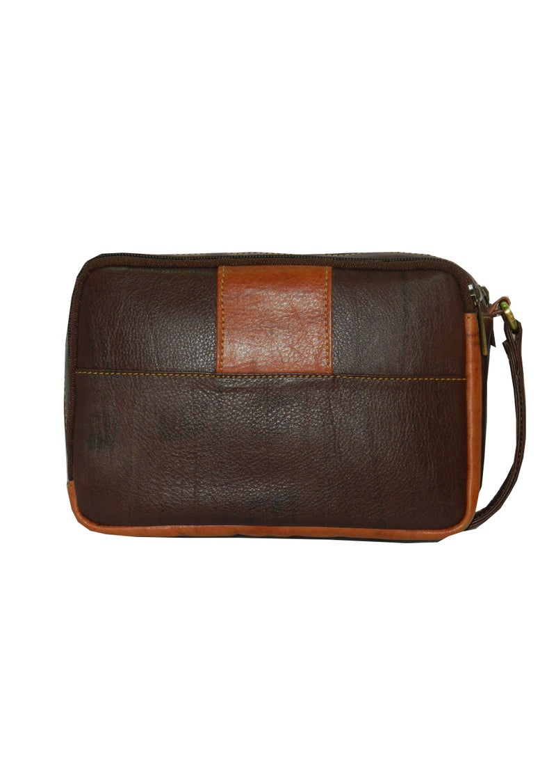 LAVERI LEATHER Laveri Genuine Leather Designer Hand Pouch For Travel  - Image 4