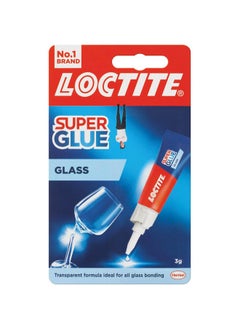 Loctite Loctite Glass Bond, glue for bond glass to glass, glass to metal, stained glass, crystal and tinted glass, dishwasher safe,Clear Super Glue for Glass,Acrylic,Crystal,DIY Craft,Mirror,Window,3g  - Image 1