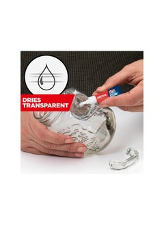 Loctite Loctite Glass Bond, glue for bond glass to glass, glass to metal, stained glass, crystal and tinted glass, dishwasher safe,Clear Super Glue for Glass,Acrylic,Crystal,DIY Craft,Mirror,Window,3g  - Image 2