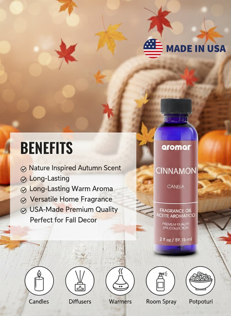Aromar Spa Aromatic Oil  Cinnamon Fragrance, 59.15ml - Image 4