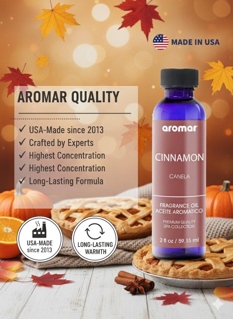 Aromar Spa Aromatic Oil  Cinnamon Fragrance, 59.15ml - Image 3
