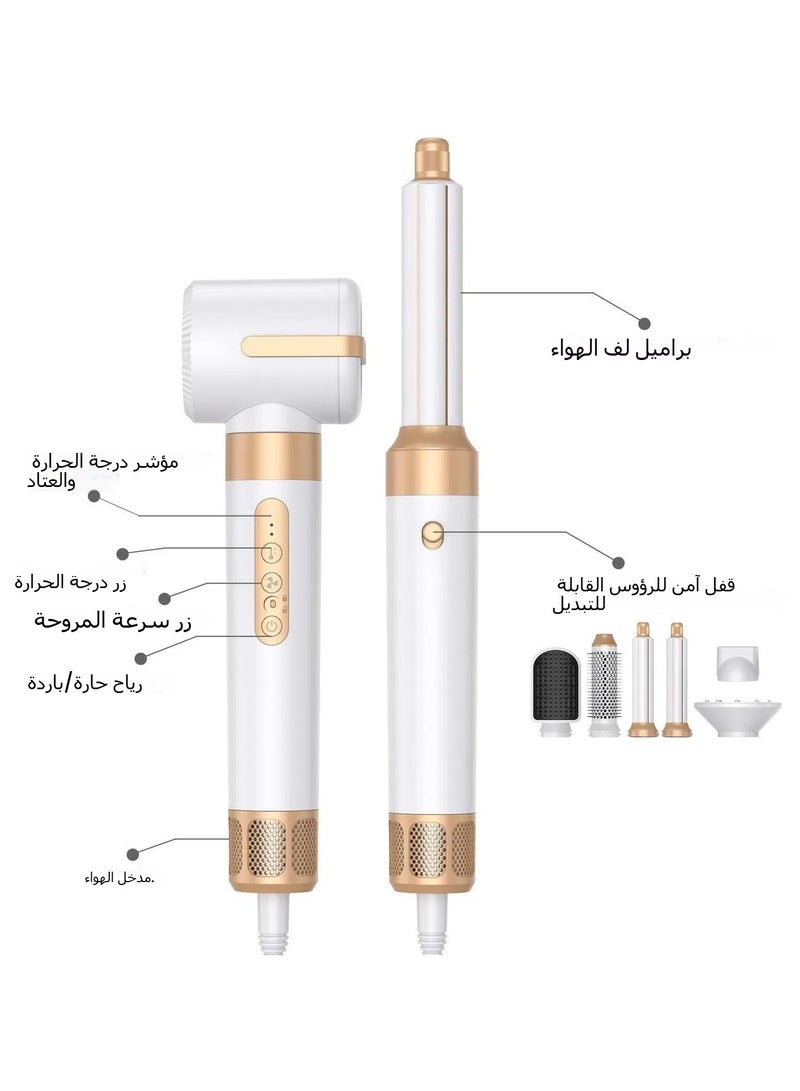 general 7 in 1 air shaper, high speed negative ion hair dryer, with left and right curling barrel, straightening comb, air hood, concentrator and curling comb, air shaper - Image 3