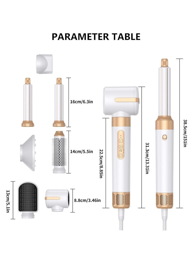general 7 in 1 air shaper, high speed negative ion hair dryer, with left and right curling barrel, straightening comb, air hood, concentrator and curling comb, air shaper - Image 4