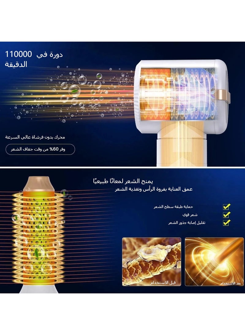 general 7 in 1 air shaper, high speed negative ion hair dryer, with left and right curling barrel, straightening comb, air hood, concentrator and curling comb, air shaper - Image 5