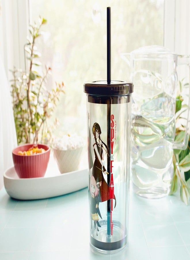 سيلفر بوفالو كوب بلاستيكي ثلاثي من سيلفر بافالو سباي إكس فاميلي للمشروبات الباردة، مزود بغطاء مانع للتسرب وماصة قابلة لإعادة الاستخدام | كوب سفر للمشروبات | سعة 20 أونصة - Image 5