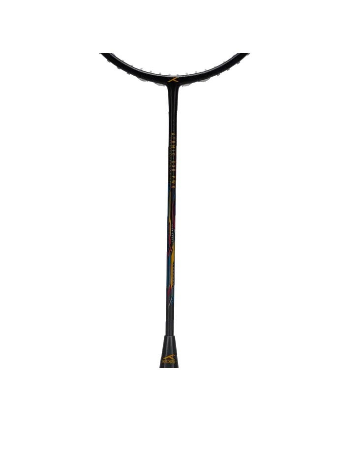 HUNDRED Atomic-X 38 Pwr-Unstrung Badminton Racket With Full Cover (Black/Grey) - Image 3