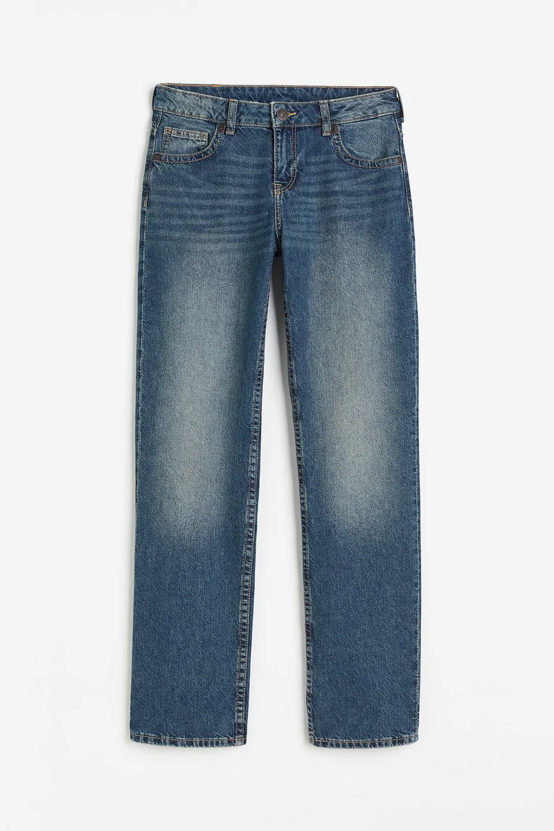 H&M Straight Low Jeans