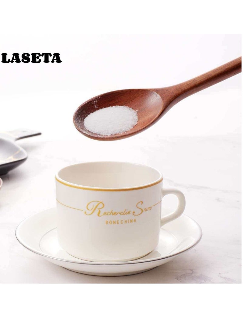 Laseta Set Of 6 Wooden Spoons Coffee 9inch - Image 4