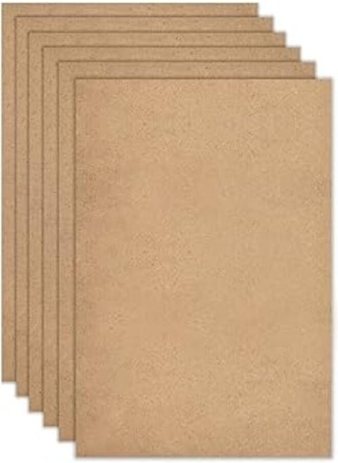 TSKDKIT A4 MDF Wood Boards for Crafts 4mm Medium Density Fiberboard Wooden Sheet Replacements, MDF Sheet for Laser Engraving, Painting and Decor, Cheaper than Canvas Paper Board(6pcs, 30 x 21cm)