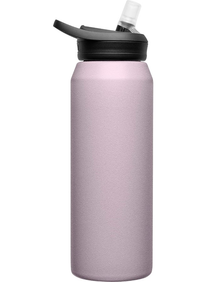 CAMELBAK زجاجة مياه CamelBak Eddy+ مع قشة 32 أونصة - فولاذ مقاوم للصدأ معزول، سماء بنفسجية - Image 4