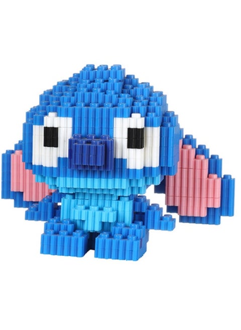 750PCS Disney Stitch Model Small Particles Granule Assembled Building Blocks, DIY Block Building Set, Classic Mini Building Bricks Assembling Blocks Early Intelligent Toys for Children 6+ Years