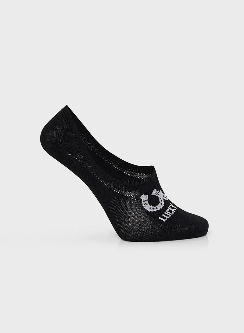 هوجو Pack Of 2 Logo Printed Sock