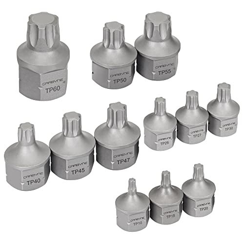 CARBYNE 12-Piece Torx Plus (6 Lobe) Super Short Low Profile Bit Socket Set | TP10/IP10 - TP60/IP60, Dual-Drive: Internal Square Drive & External Hex Drive • From a Family-Run Tool Company in the U.S. - Image 3
