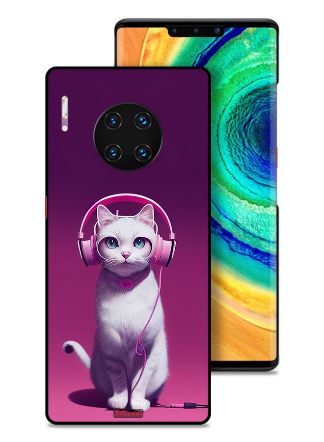 Tolwak Huawei Mate 30 Pro 4G Protective Case Cover Cute Kitten - Image 1