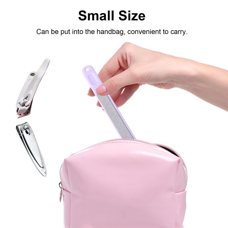 3PCS Portable Manicure Kits Professional Nail Cutter Nail Files Grooming Kit - Image 3