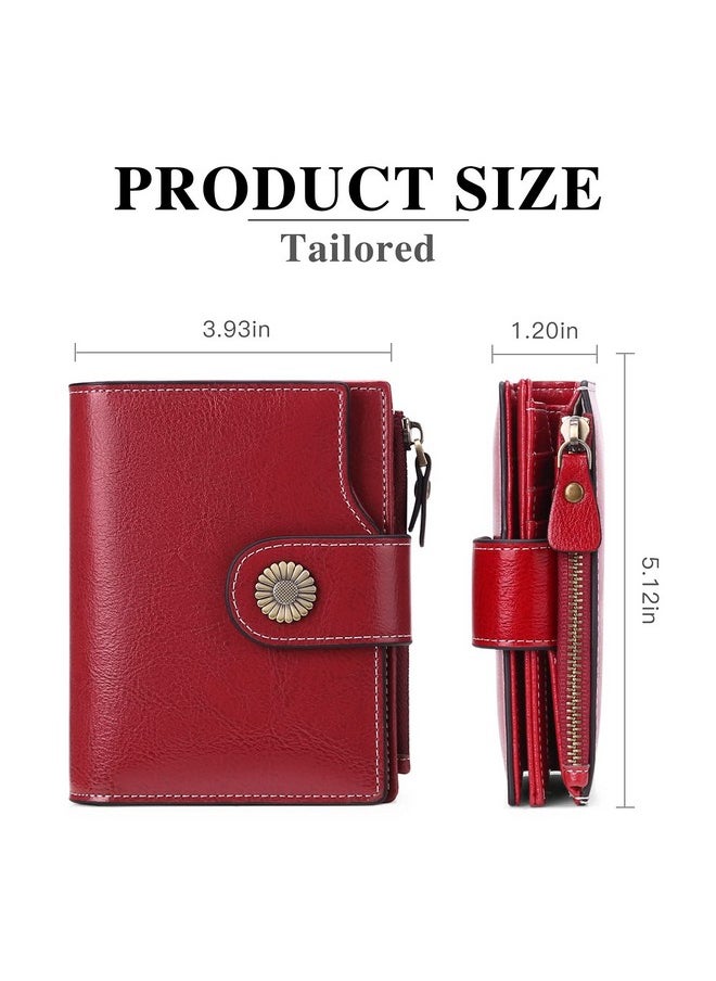 FALAN MULE - Small Wallet For Women Genuine Leather Bifold Compact Rfid Blocking Small Womens Wallet - Image 1