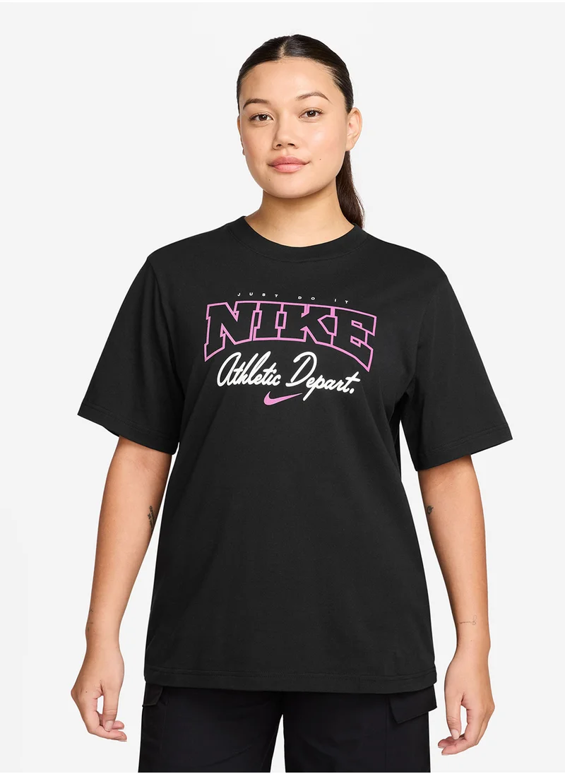 نايكي Nsw Back-To-School Oversized T-Shirt