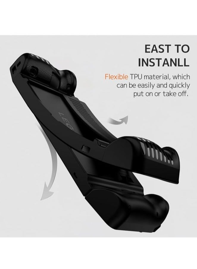 Silicone case compatible with Lenovo Legion Go 8.8 inch with stand, Lenovo Legion Go 2023, shock-resistant, scratch-resistant, anti-slip fully protective silicone cover - Image 5